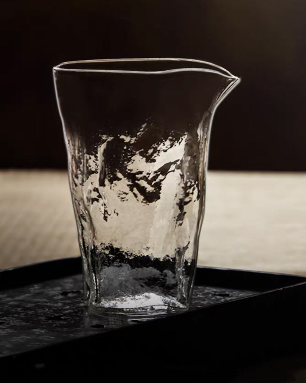 Glacial Rock Glass Dividing Cup