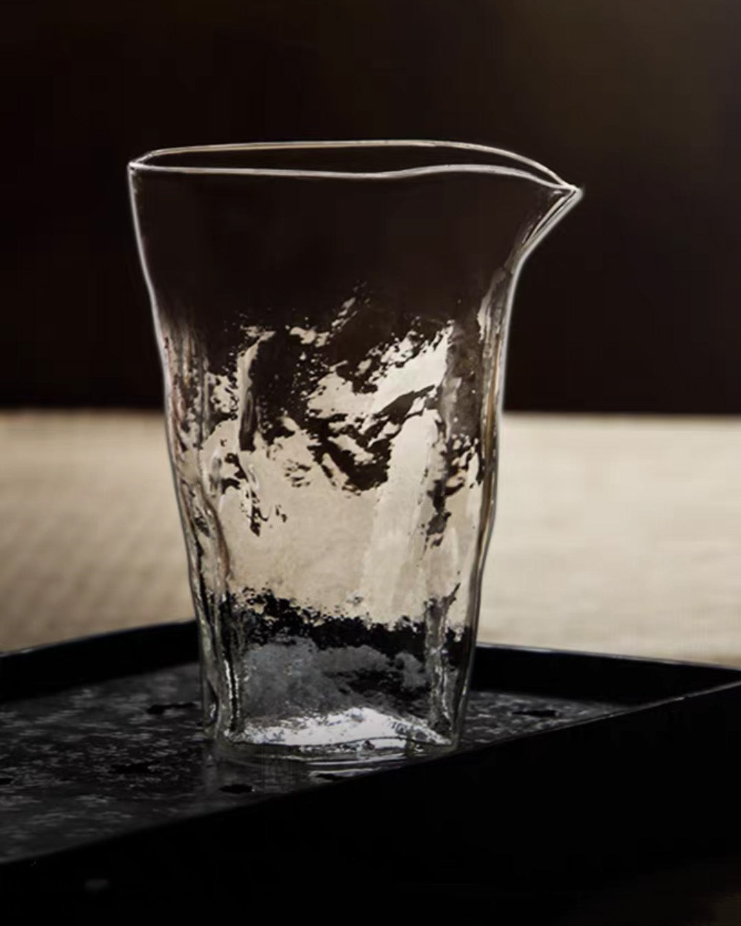 Glacial Rock Glass Dividing Cup