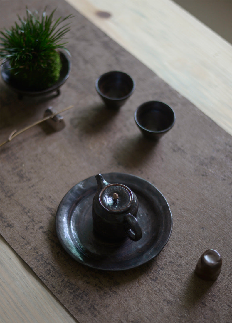 Dark Calligraphy Teapot