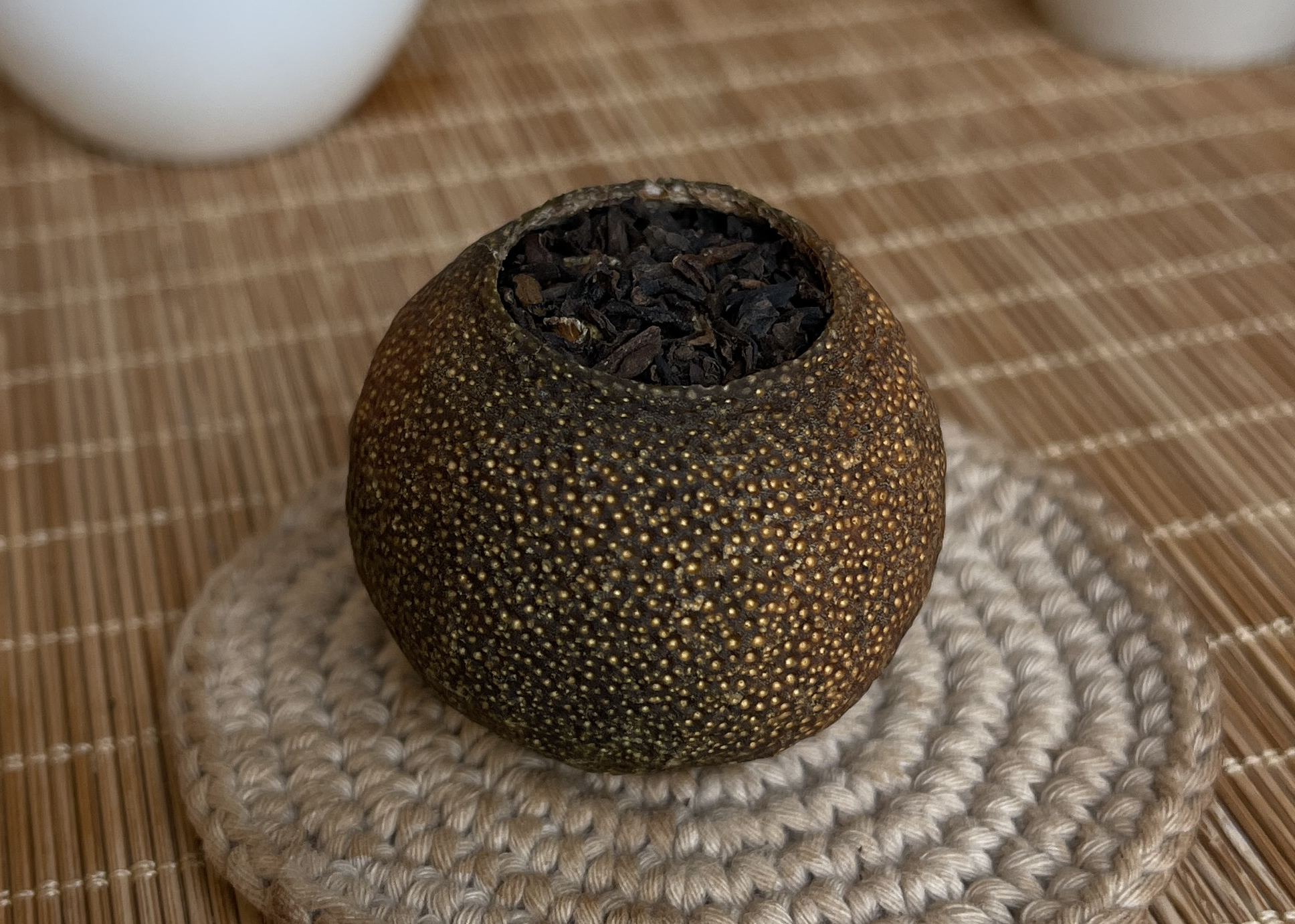 Green Tangerine Pu-erh · Xiǎo Qīng Gān · 小青柑
