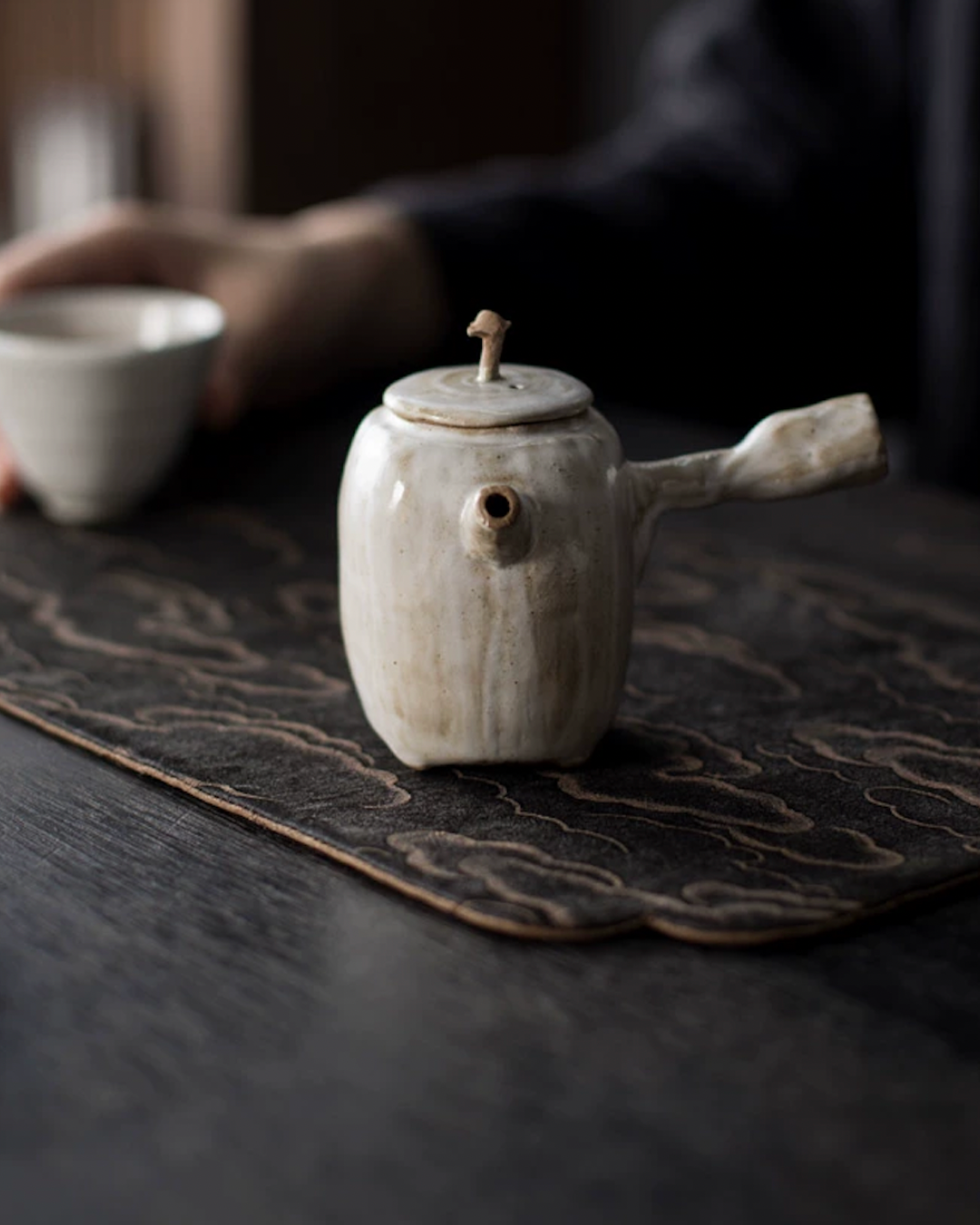 Dark Calligraphy Teapot