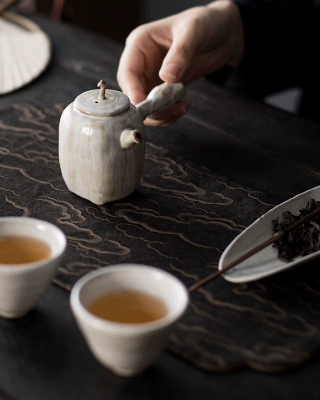 Dark Calligraphy Teapot