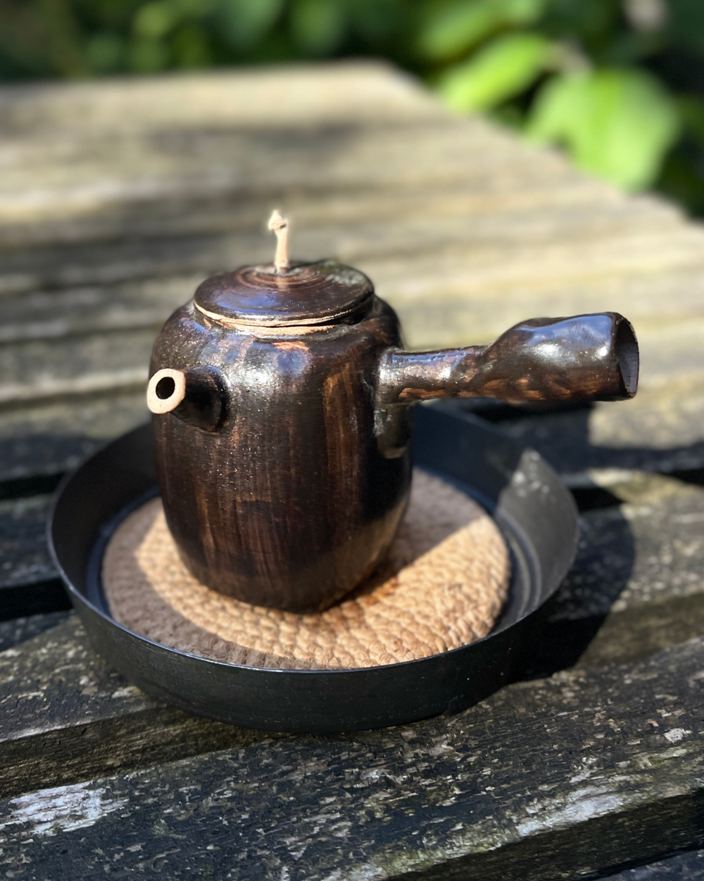Dark Calligraphy Teapot