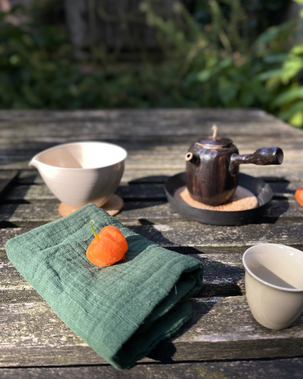 Dark Calligraphy Teapot