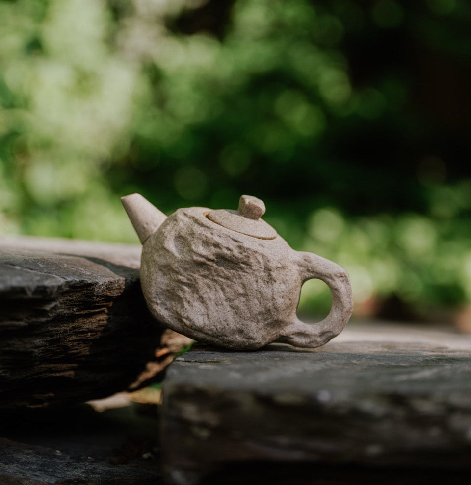 Sedimentary Stone Teapot
