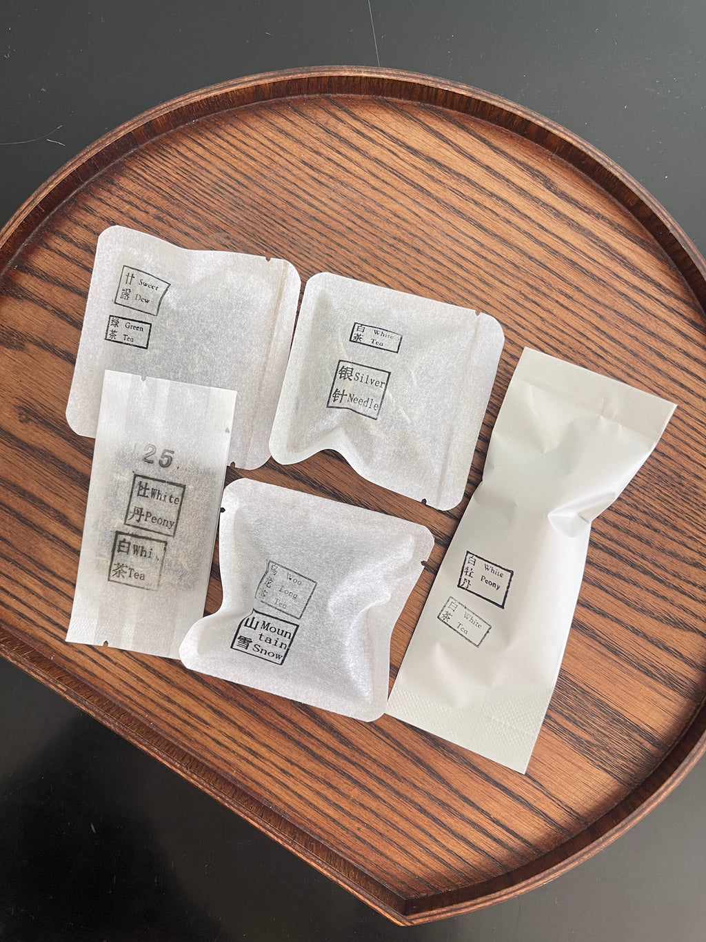 Solstice Tasting Menu - Green, White, Oolong Tea