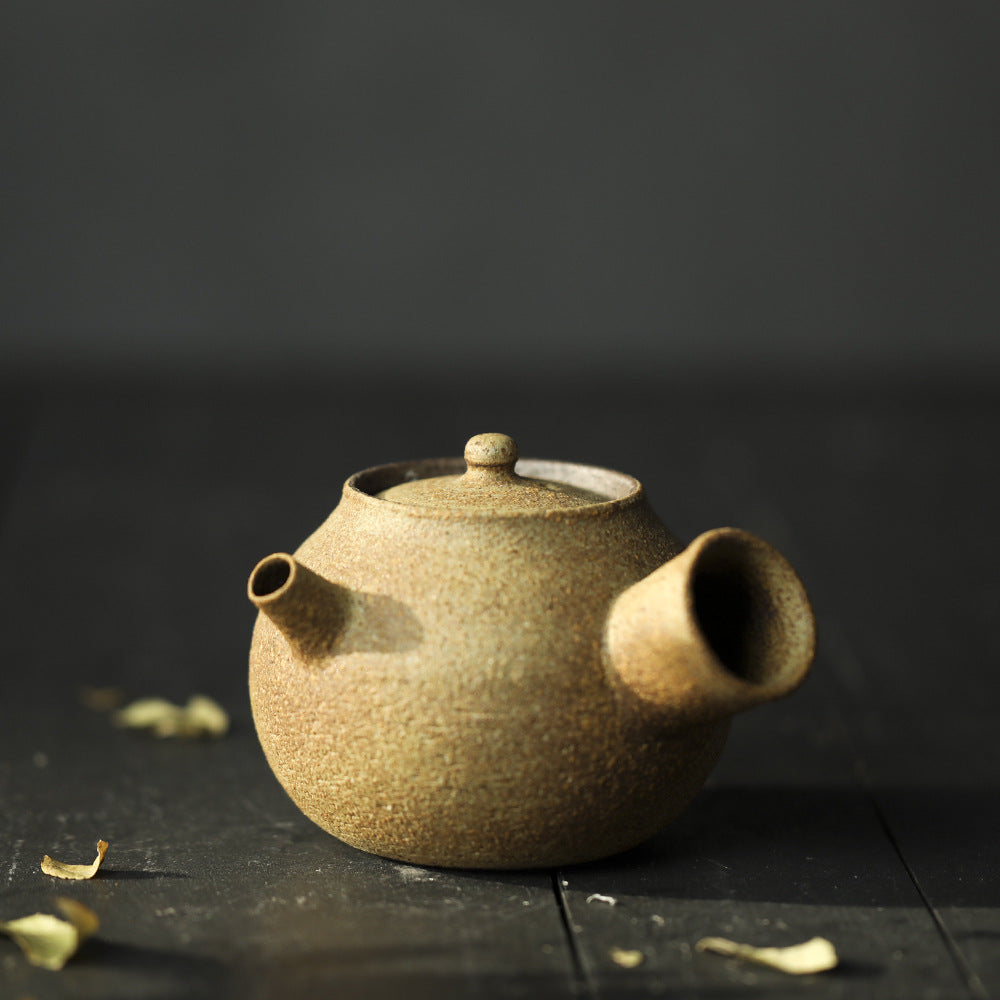 Flamed Stone Teapot