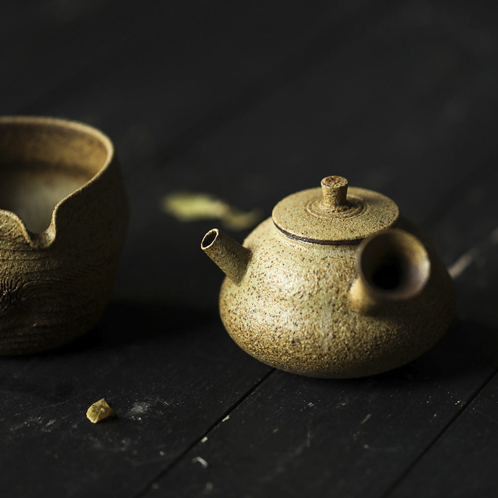 Flamed Stone Teapot
