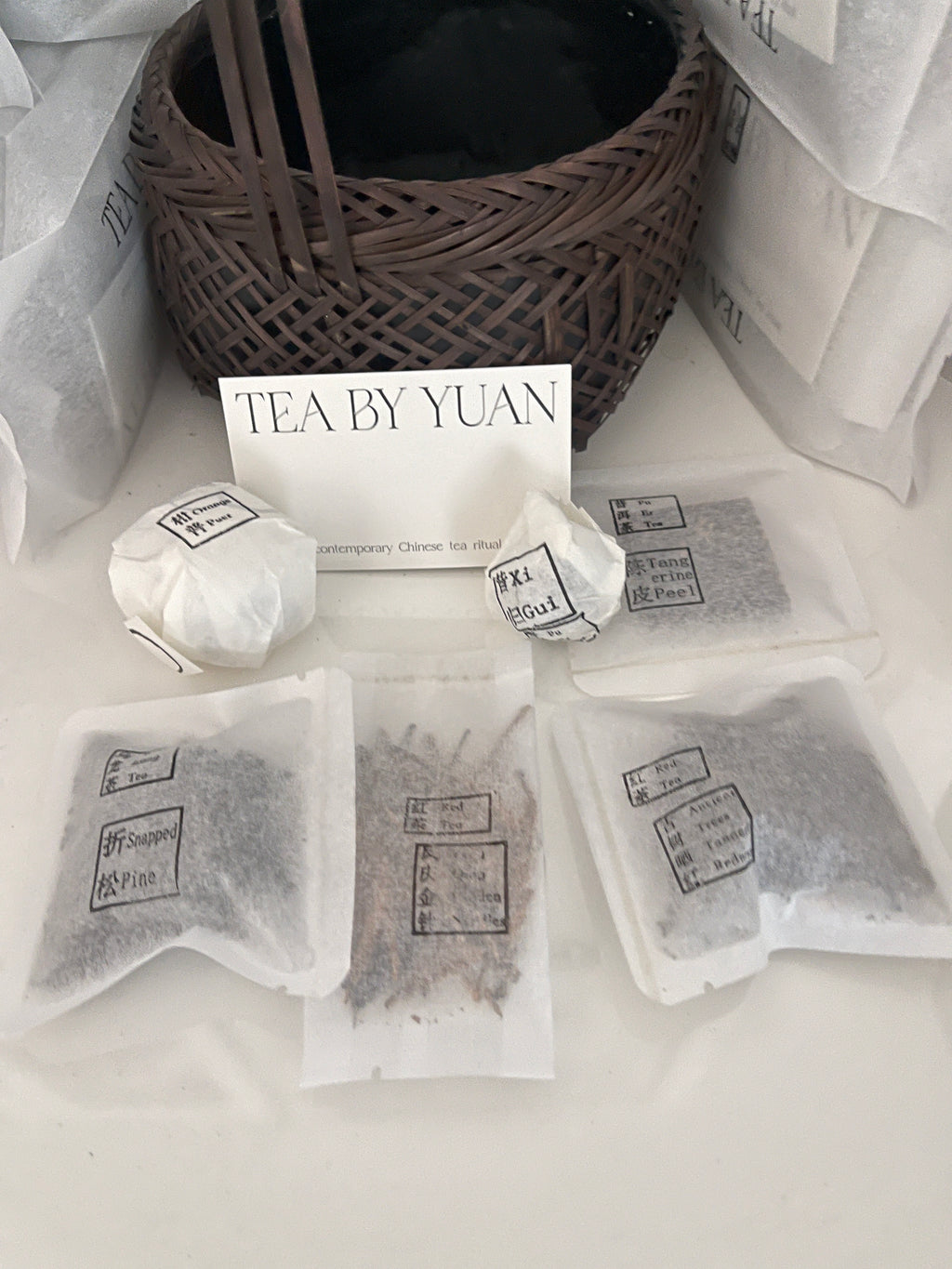 Volcanic Ash Tasting Menu - Puer, Red & Oolong Tea